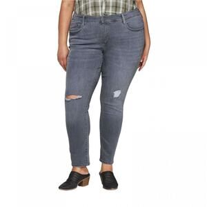 NWT Universal Thread Gray Wash Skinny Entubado Jeans 18WR